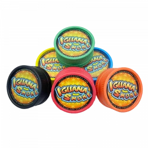Biodegradable Grinder Iguana Smoke