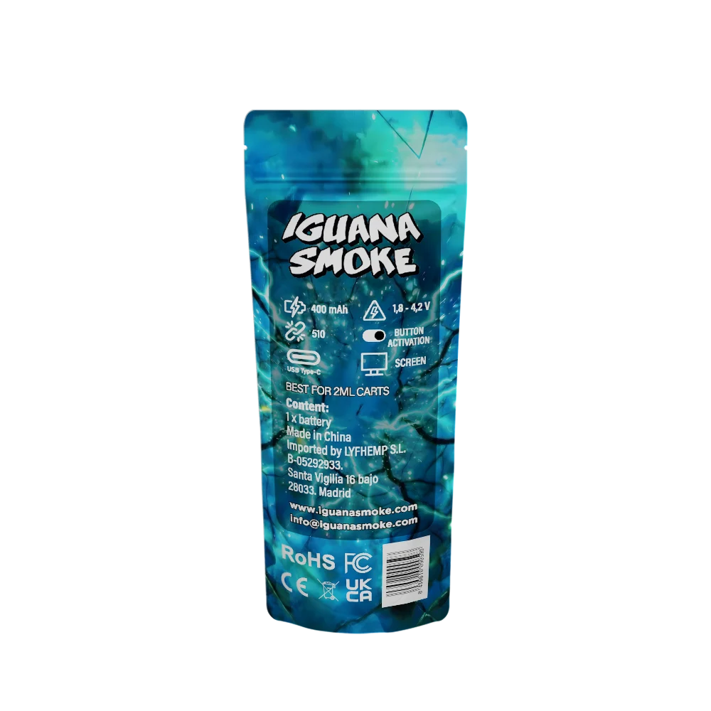 Iguana Power - 510 Cartridge Pen Battery Wide - Image 3