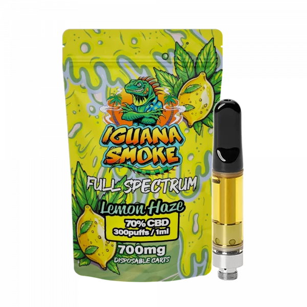 CBD Vape Cartridge Full Spectrum Lemon 1ml-2ml 70% - Image 2